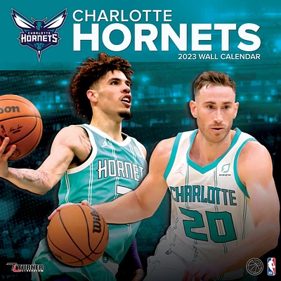 Charlotte Hornets 2023 12" x 12" Team Wall Calendar