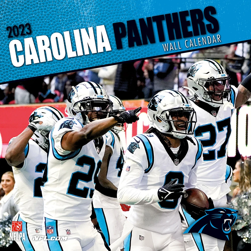 Carolina Panthers 2023 12" x 12" Team Wall Calendar
