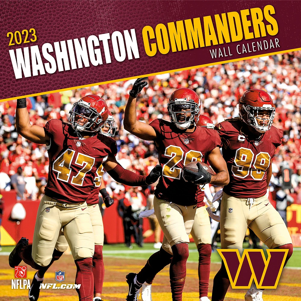 Washington Commanders 2023 12" x 12" Team Wall Calendar