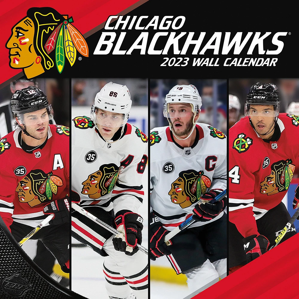 Chicago Blackhawks 2023 12" x 12" Team Wall Calendar