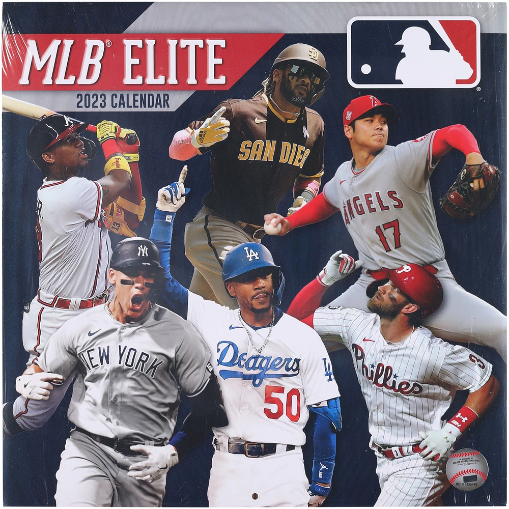 MLB Merchandise 2023 12" x 12" Team Logo Wall Calendar