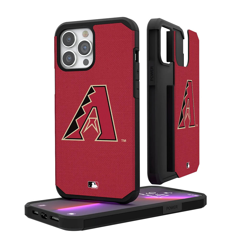 Arizona Diamondbacks iPhone Solid Design Rugged Case