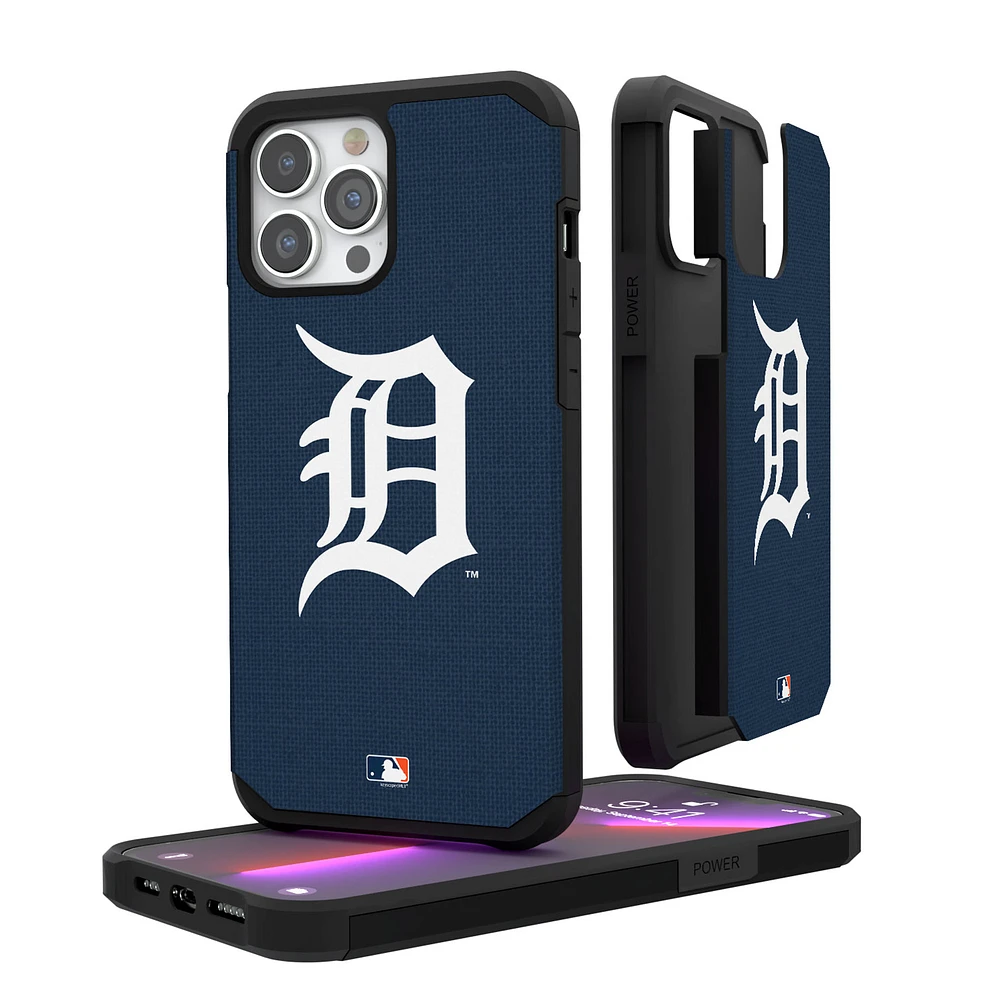 Detroit Tigers iPhone Solid Design Rugged Case