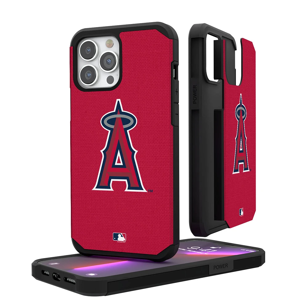 Los Angeles Angels iPhone Solid Design Rugged Case