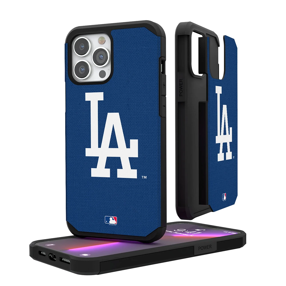 Los Angeles Dodgers iPhone Solid Design Rugged Case