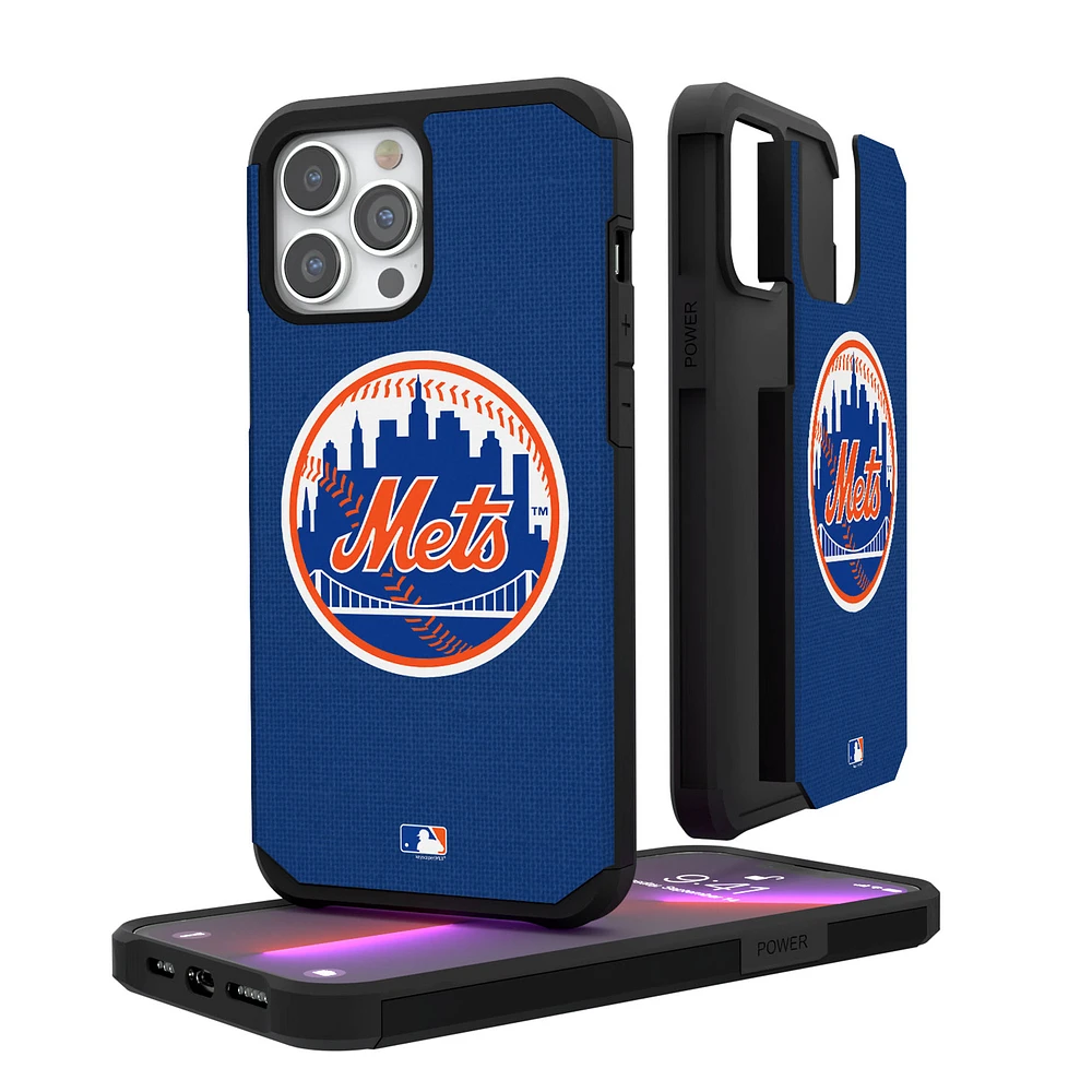 New York Mets iPhone Solid Design Rugged Case