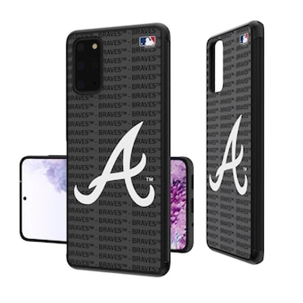 Atlanta Braves Galaxy Text Backdrop Design Bump Case