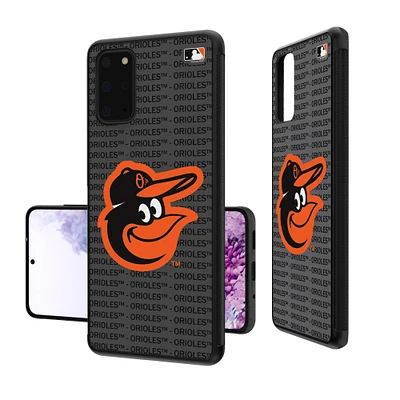 Baltimore Orioles Galaxy Text Backdrop Design Bump Case