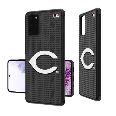Cincinnati Reds Galaxy Text Backdrop Design Bump Case