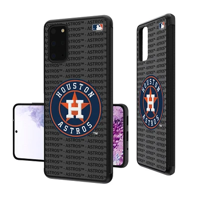 Houston Astros Galaxy Text Backdrop Design Bump Case