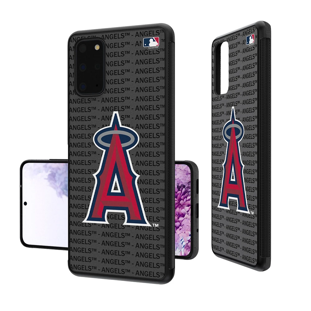 Los Angeles Angels Galaxy Text Backdrop Design Bump Case