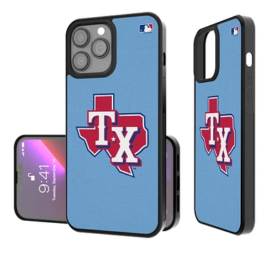 Texas Rangers Light Blue iPhone Solid Design Bump Case