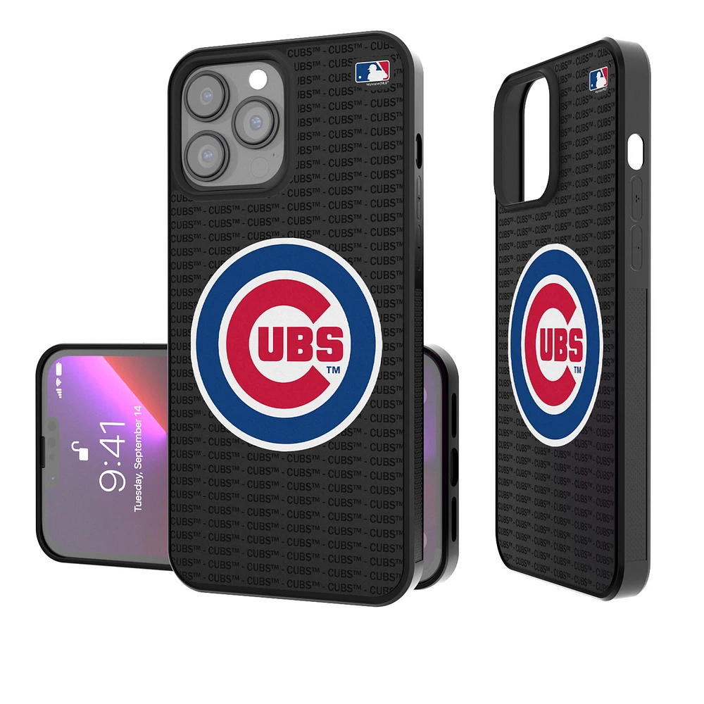 Chicago Cubs iPhone Text Backdrop Design Bump Case