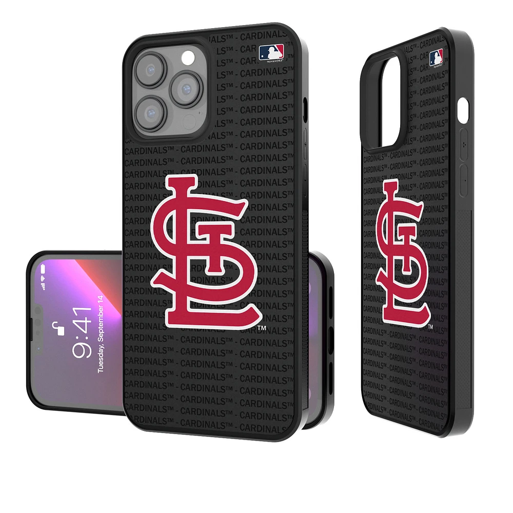 St. Louis Cardinals iPhone Text Backdrop Design Bump Case
