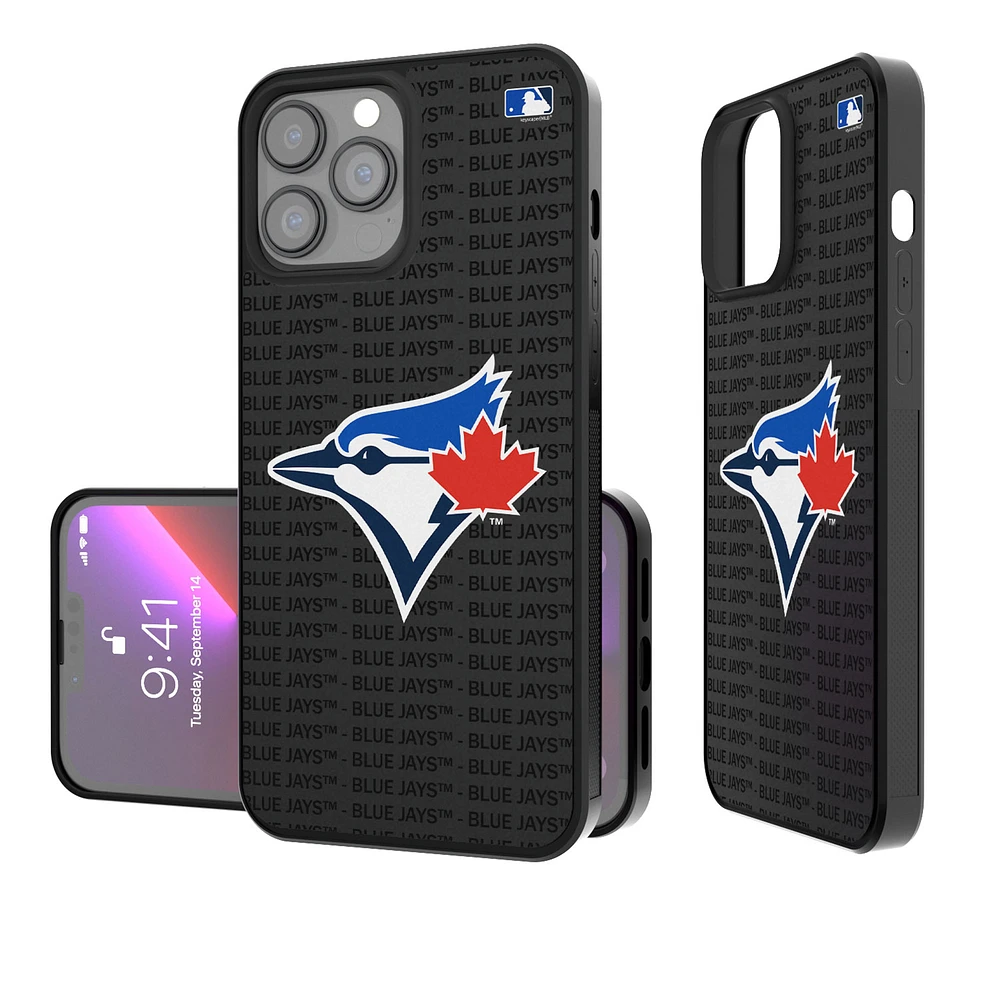 Toronto Blue Jays iPhone Text Backdrop Design Bump Case