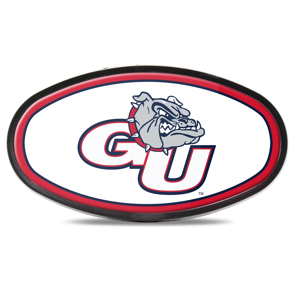 WinCraft Gonzaga Bulldogs Oval Color-Covered Tailgate Hitch Cover