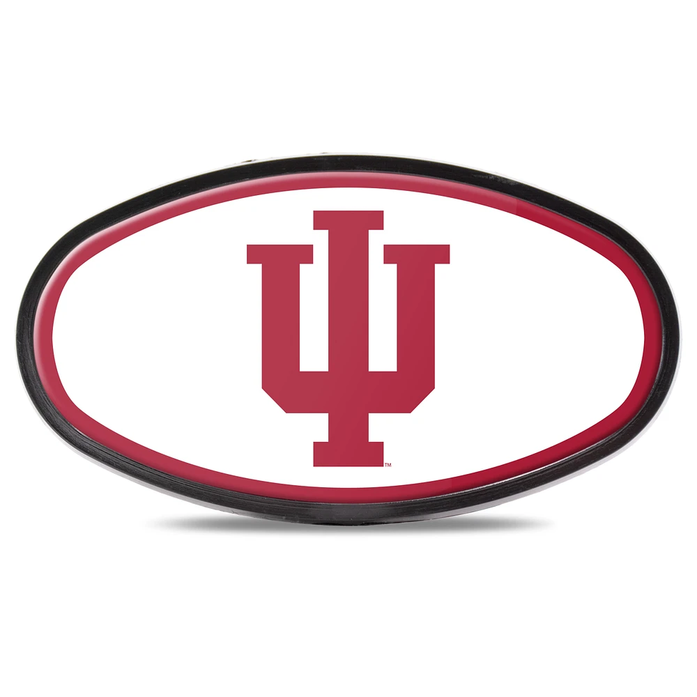 WinCraft Indiana Hoosiers Oval Color-Covered Hitch Cover