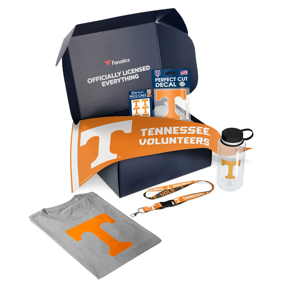 Tennessee Volunteers Fanatics Pack College Essentials Themed Gift Box - $72+ Value