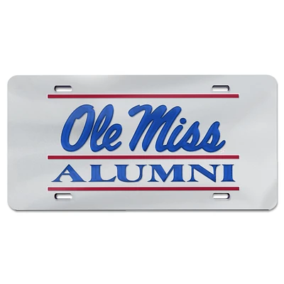 WinCraft Ole Miss Rebels Alumni Laser Cut Acrylic License Plate