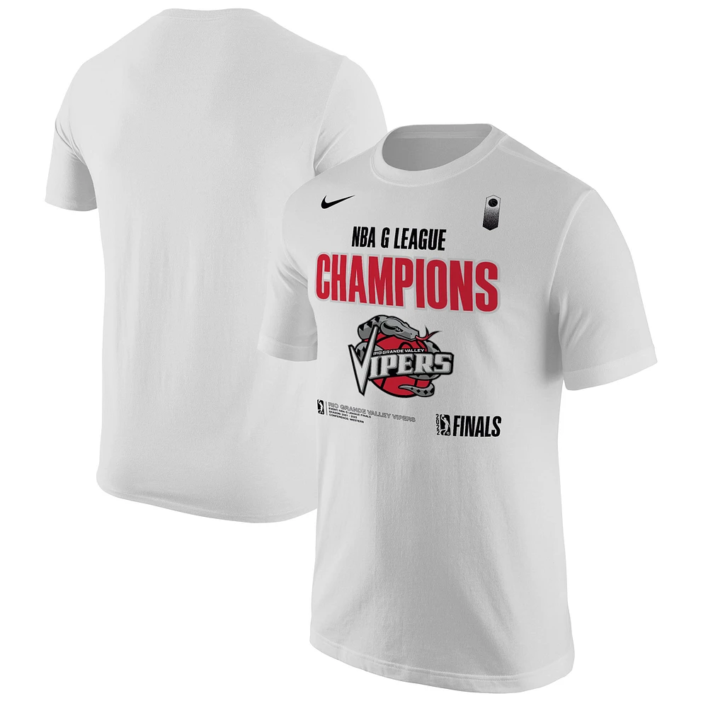 Men's Nike White Rio Grande Valley Vipers 2022 G League Champions T-Shirt