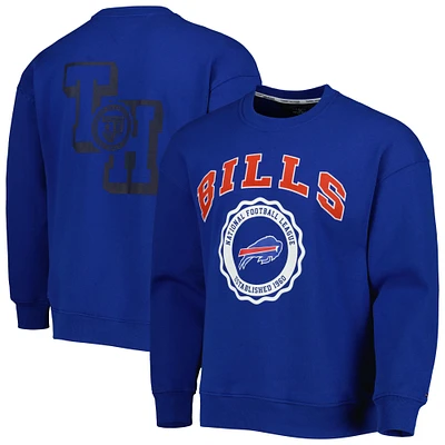 Men's Tommy Hilfiger Royal Buffalo Bills Ronald Crew Sweatshirt
