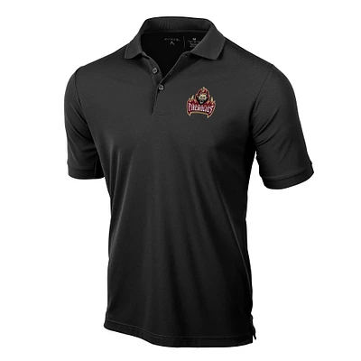 Men's Antigua Black Albany FireWolves Legacy Pique Polo