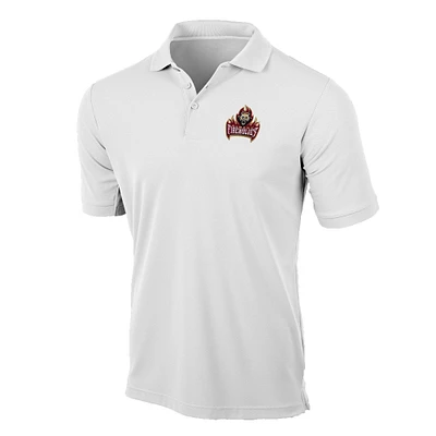 Men's Antigua White Albany FireWolves Legacy Pique Polo