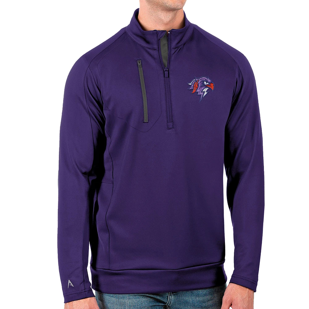 Men's Antigua Halifax Thunderbirds Generation Quarter-Zip Pullover Top