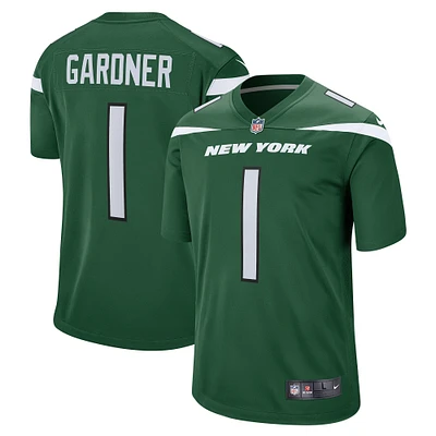 Men's Nike Ahmad Sauce Gardner Green New York Jets Player Game Jersey