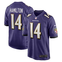 Men's Nike Kyle Hamilton Baltimore Ravens Player Game Jersey