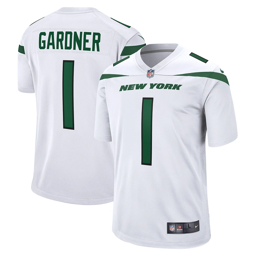 Men's Nike Ahmad Sauce Gardner White New York Jets Player Game Jersey