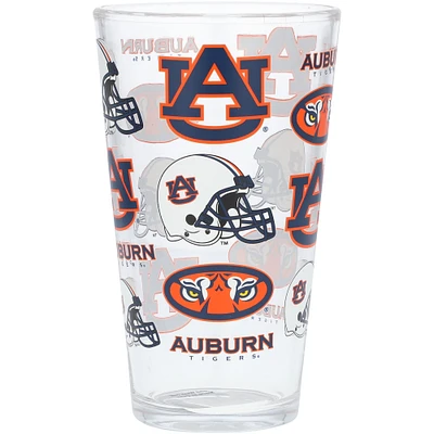 Auburn Tigers 16oz. Allover Print Pint Glass
