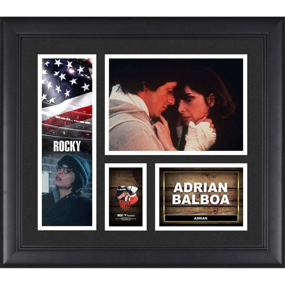 Adrian Balboa Rocky Framed 15'' x 17'' Collage