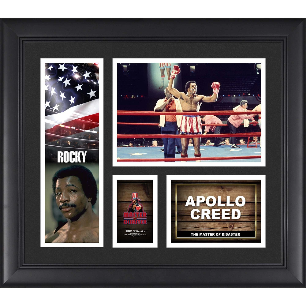 Apollo Creed Rocky Framed 15'' x 17'' Collage