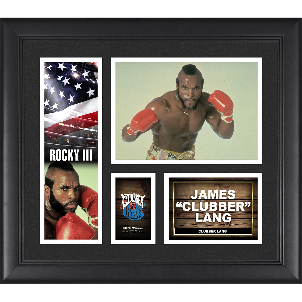 Clubber Lang Rocky III Framed 15'' x 17'' Collage