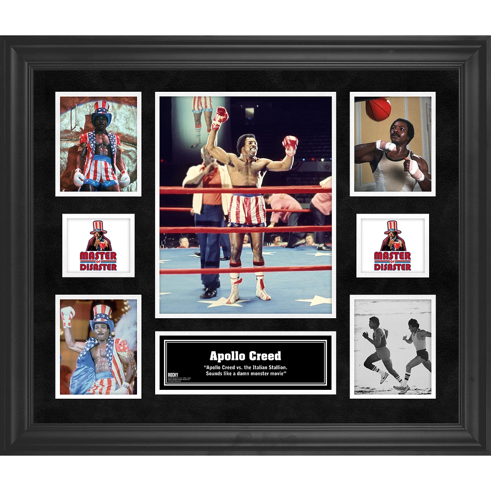 Apollo Creed Rocky Framed 5-Photo Collage