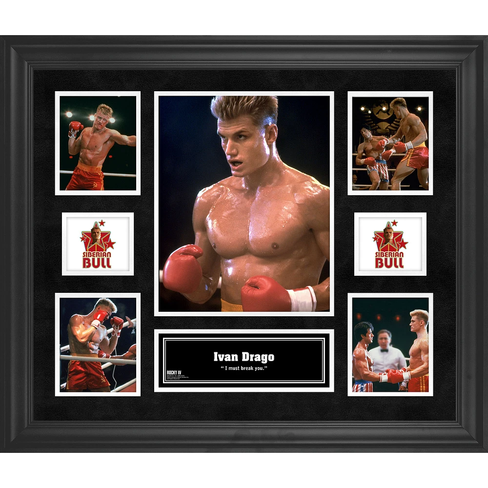 Ivan Drago Rocky IV Framed 5-Photo Collage