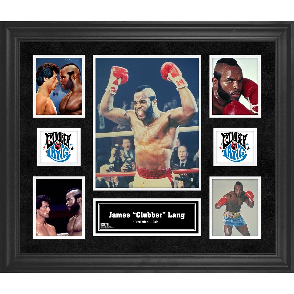 Clubber Lang Rocky III Framed 5-Photo Collage