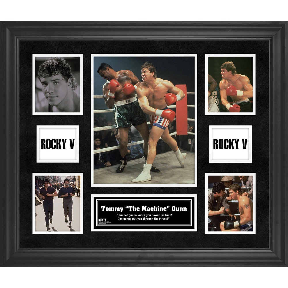 Tommy Gunn Rocky V Framed 5-Photo Collage