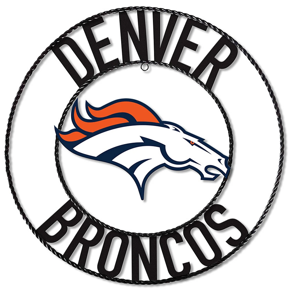 Imperial Denver Broncos 24'' Wrought Iron Wall Art