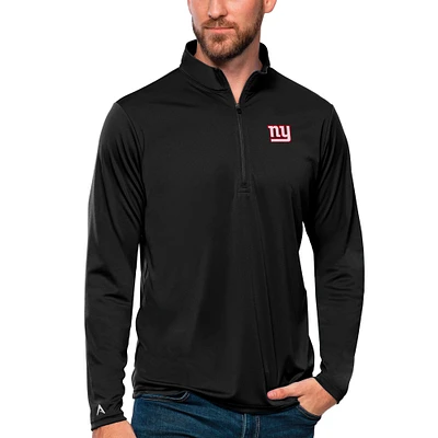 Men's Antigua New York Giants Tribute Quarter-Zip Lightweight Pullover Top