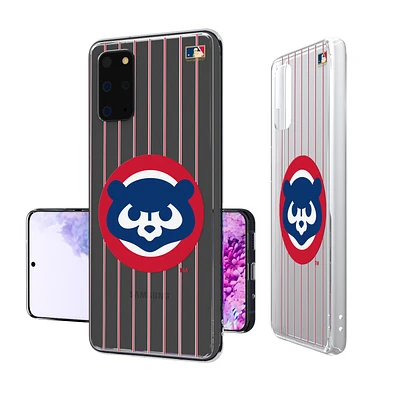 Chicago Cubs - Cooperstown Pinstripe Galaxy Clear Case