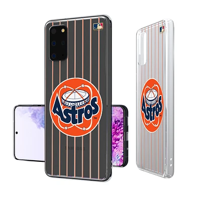 Houston Astros 1977-1998 Cooperstown Pinstripe Galaxy Clear Case