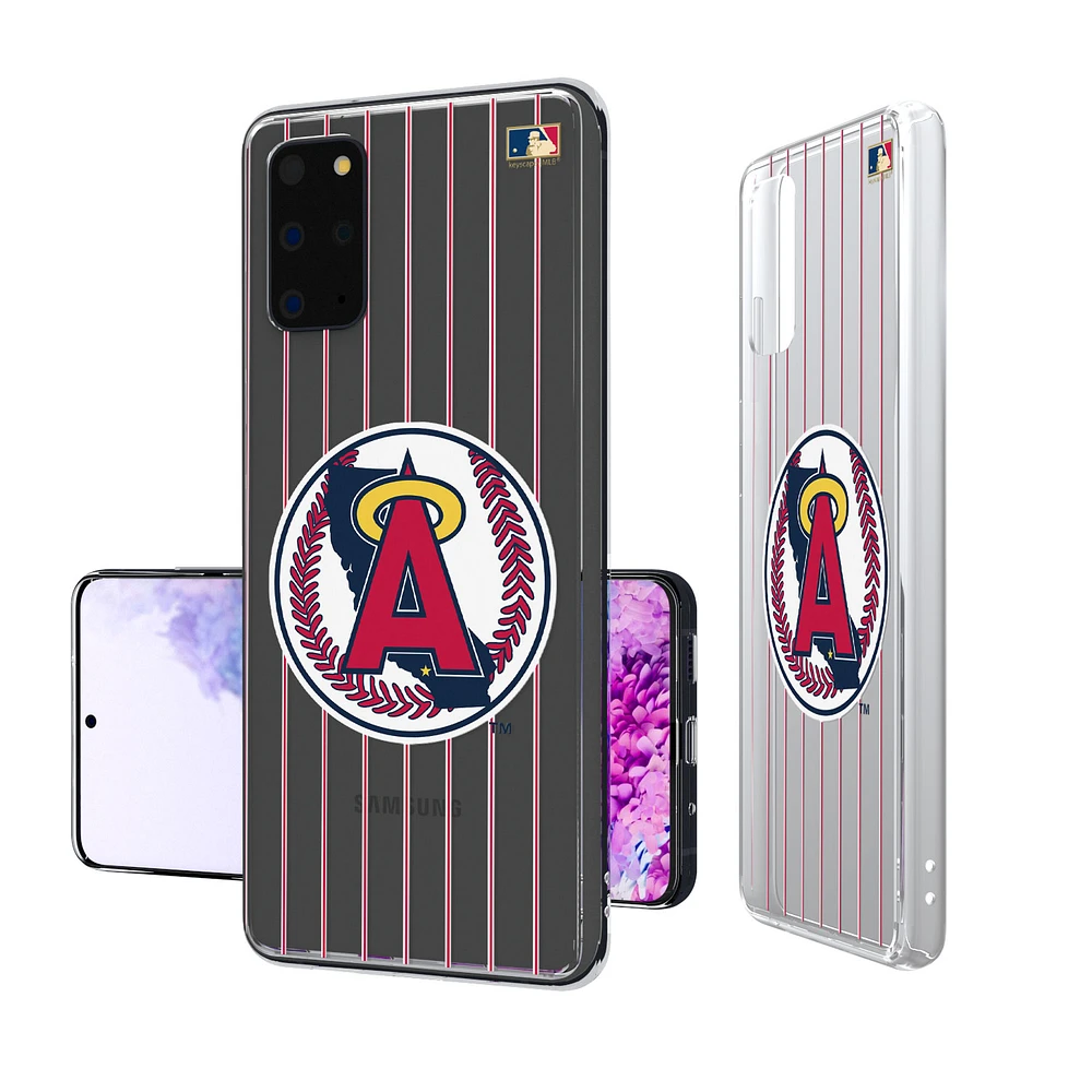 Los Angeles Angels 1986-1992 Cooperstown Pinstripe Galaxy Clear Case