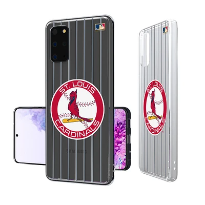 St. Louis Cardinals Cooperstown Pinstripe Galaxy Clear Case