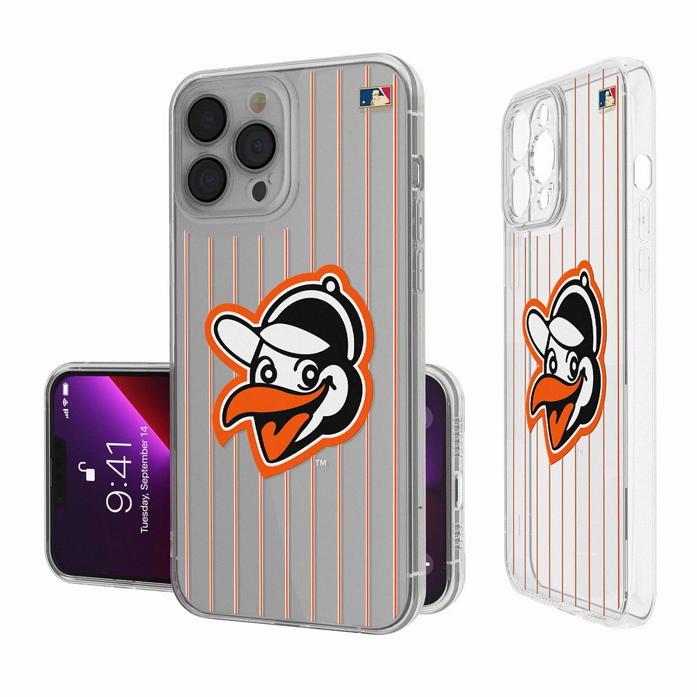 Baltimore Orioles 1955 Cooperstown Pinstripe iPhone Clear Case