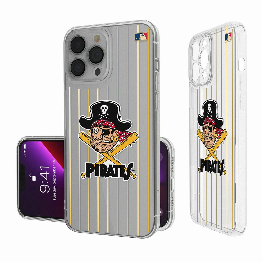 Pittsburgh Pirates 1958-1966 Cooperstown Pinstripe iPhone Clear Case