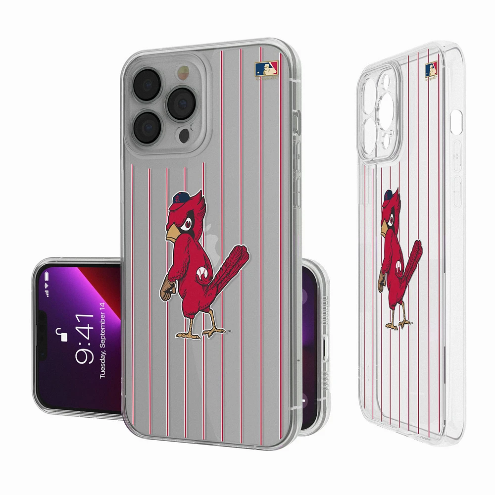St. Louis Cardinals 1950 Cooperstown Pinstripe iPhone Clear Case