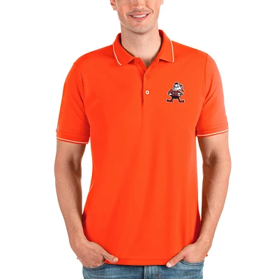 Men's Antigua Cleveland Browns Affluent Polo