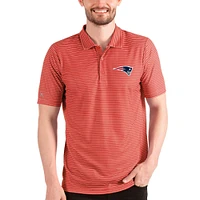 Men's Antigua Red New England Patriots Esteem Polo